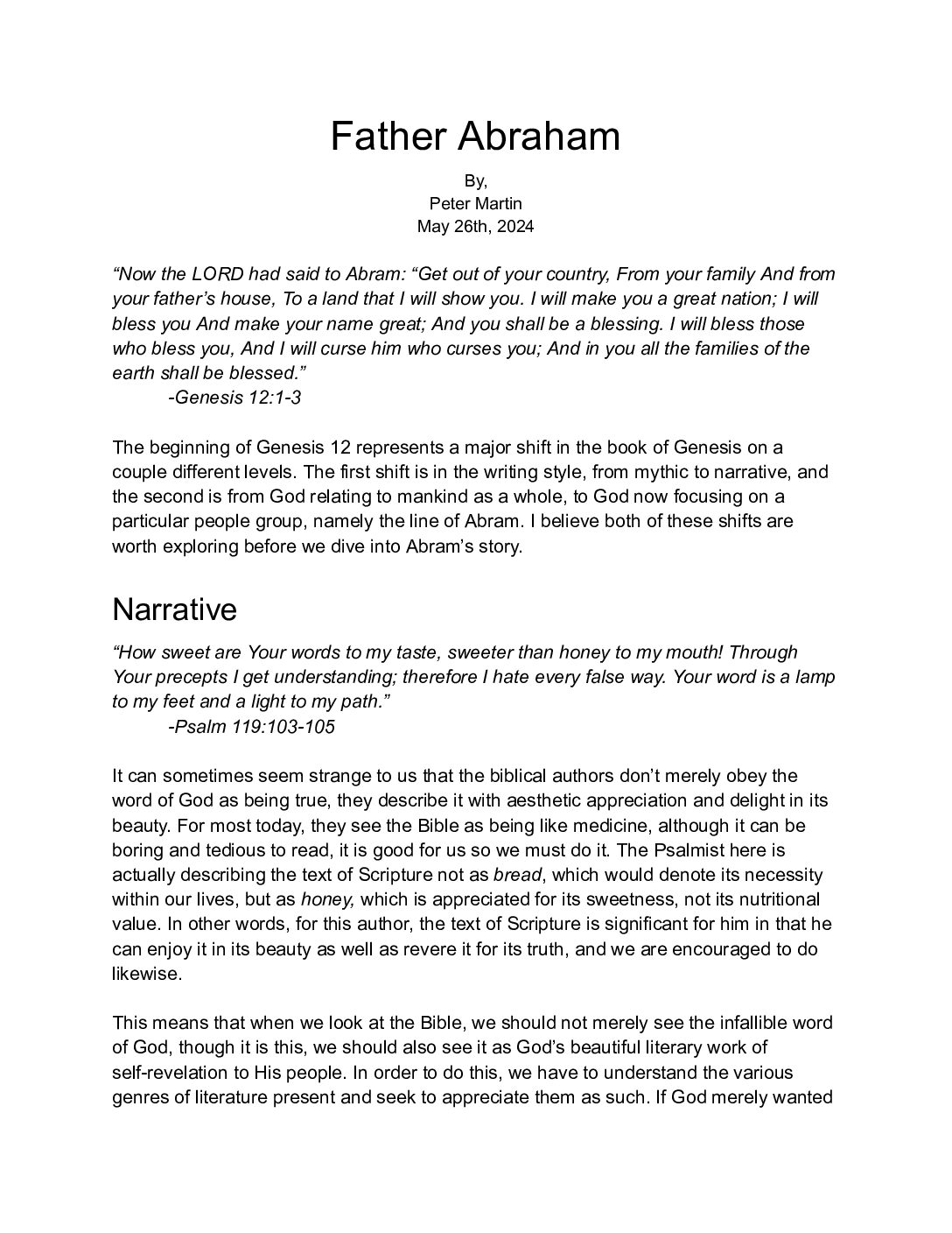 240526 Father Abraham