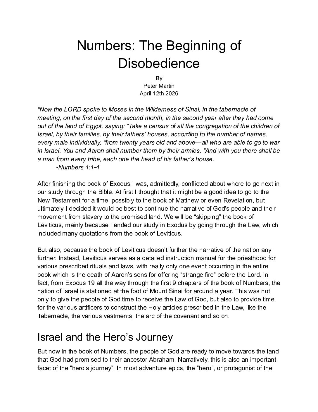 4 12 Numbers The Beginning Of Disobedience