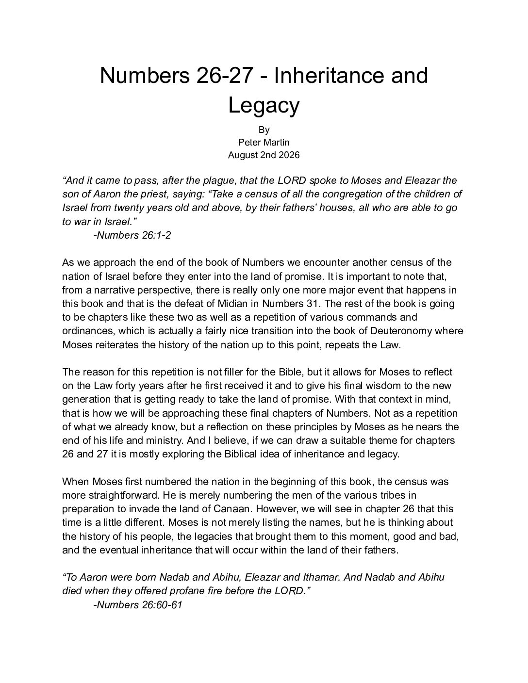 8 2 Numbers 26 27 Inheritance And Legacy